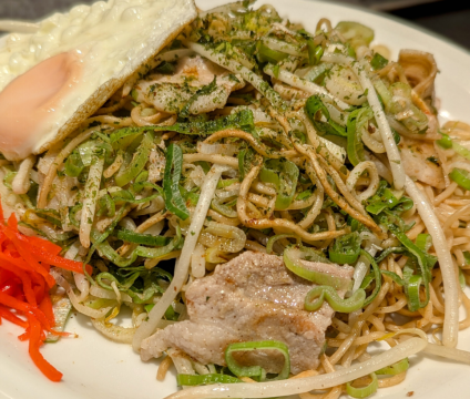 ゆず胡椒香るねぎ焼そば