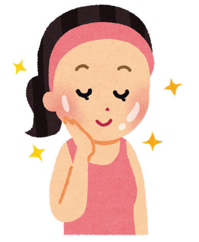 つるつるのお肌
