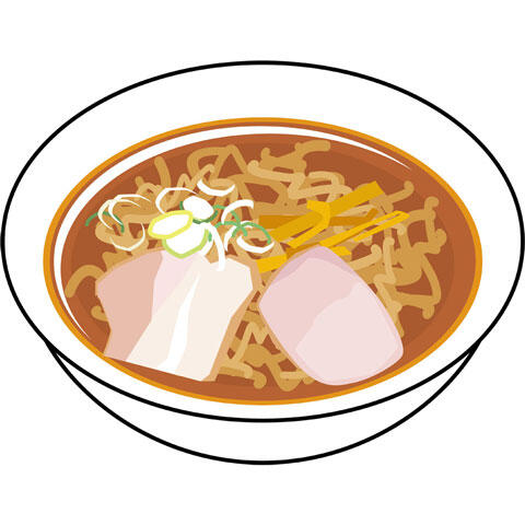 シンプルなラーメン