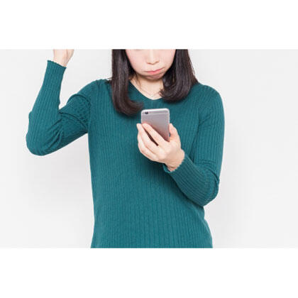 スマホ　女性