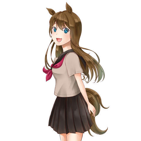 ウマ耳の女の子