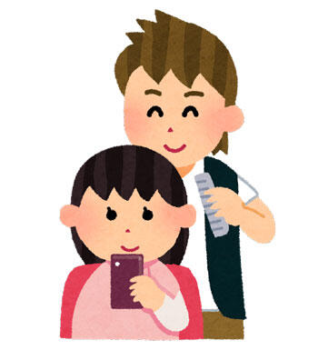 写真を撮影する人