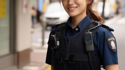 女性警察官　イメージ