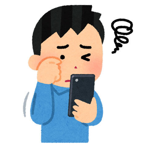 スマホによる眼精疲労