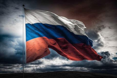 ロシアの国旗のイメージ