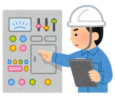 工場で働く男性