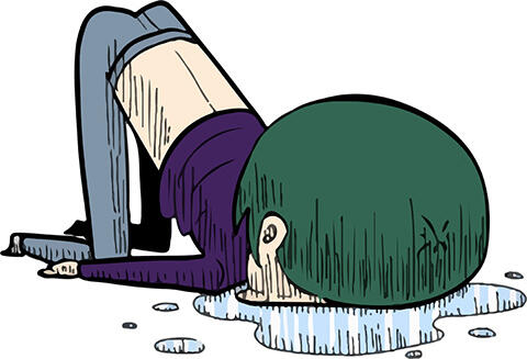 落ち込む 絶望