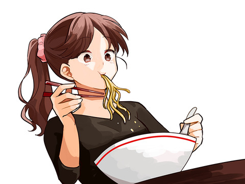 ラーメン　女