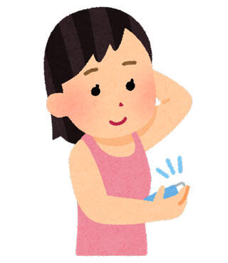 制汗剤を使う人