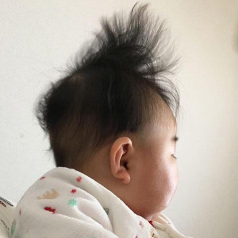 赤ちゃんの髪の毛イメージ