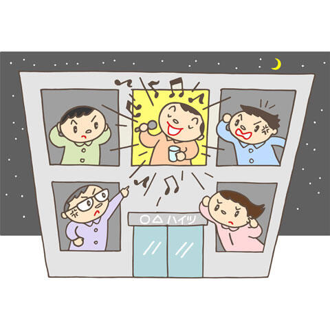 集合住宅での騒音トラブル