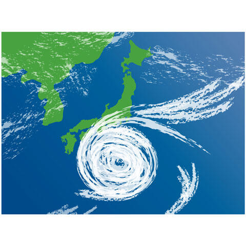 日本に近づく台風