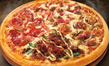 greedy meat pizza
