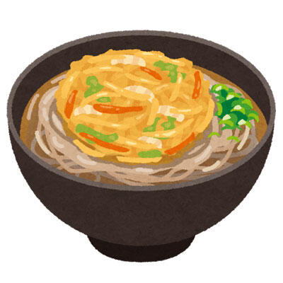 かき揚げそば