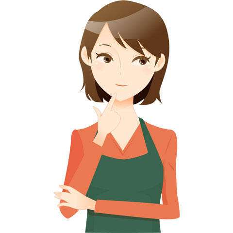 エプロン姿 女性