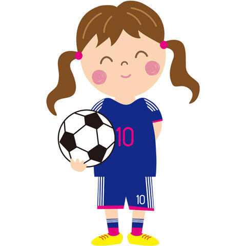 サッカー　女の子