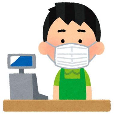レジ店員