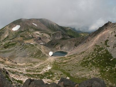 御前峰から