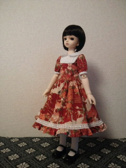 文化人形風 でかいの版 猫と螺子巻