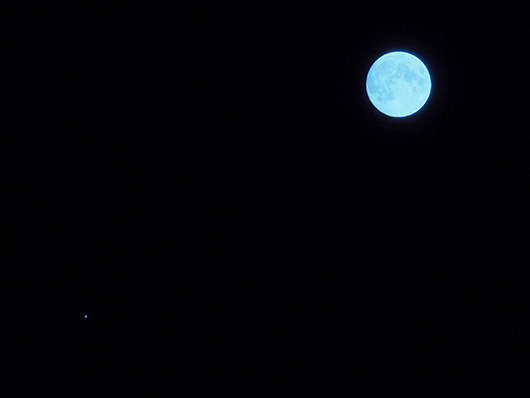 月と木星