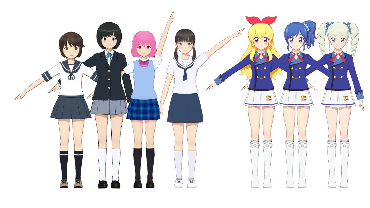 とらはぜ式１５３ａ スク水で襟 ねこさんなのです