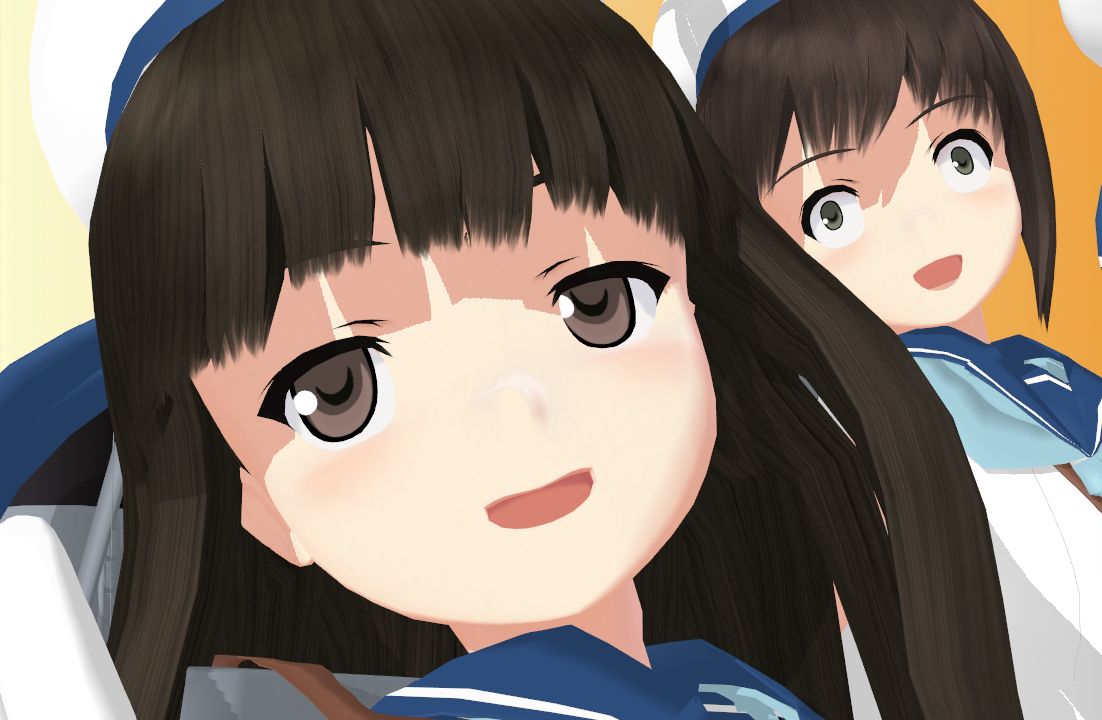 赤坂絵師択捉型５周年イラスト 日の丸弁当で対潜噴進砲獲得する吹雪型 ねこさんなのです