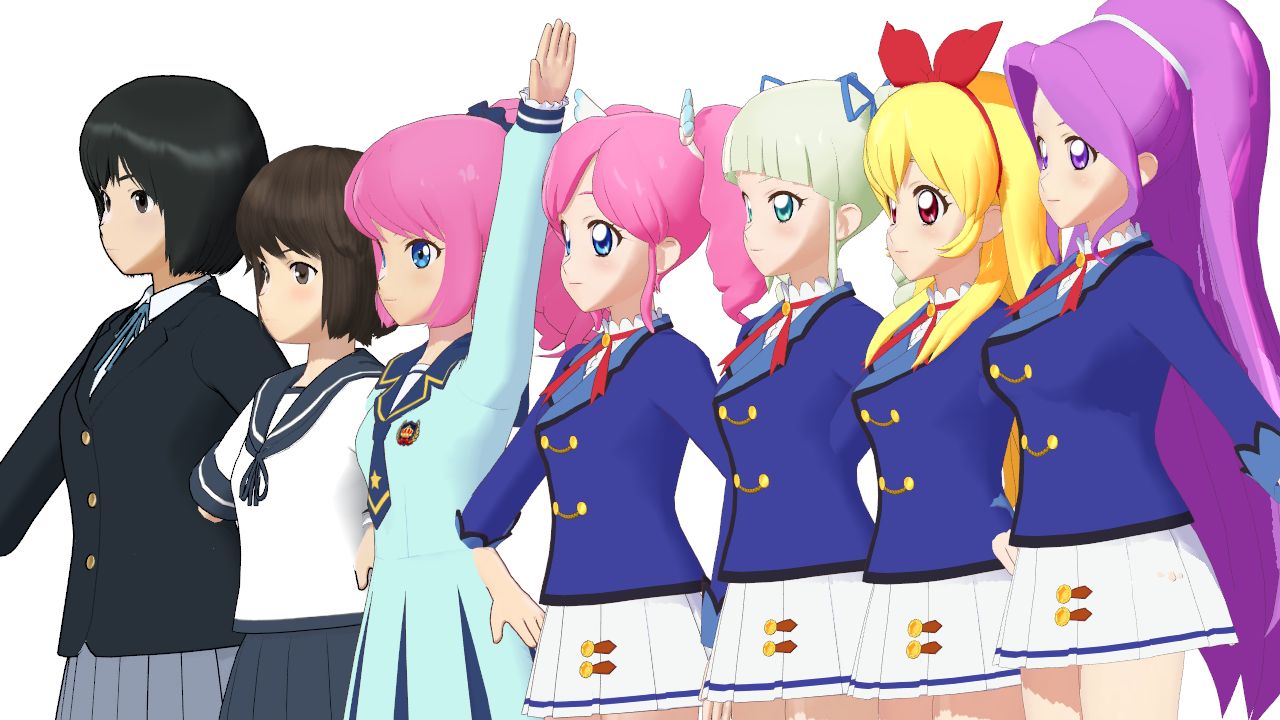 アイカツ！MMDモデル「87天羽まどか」登場（とらはぜ）ピンクは誠実