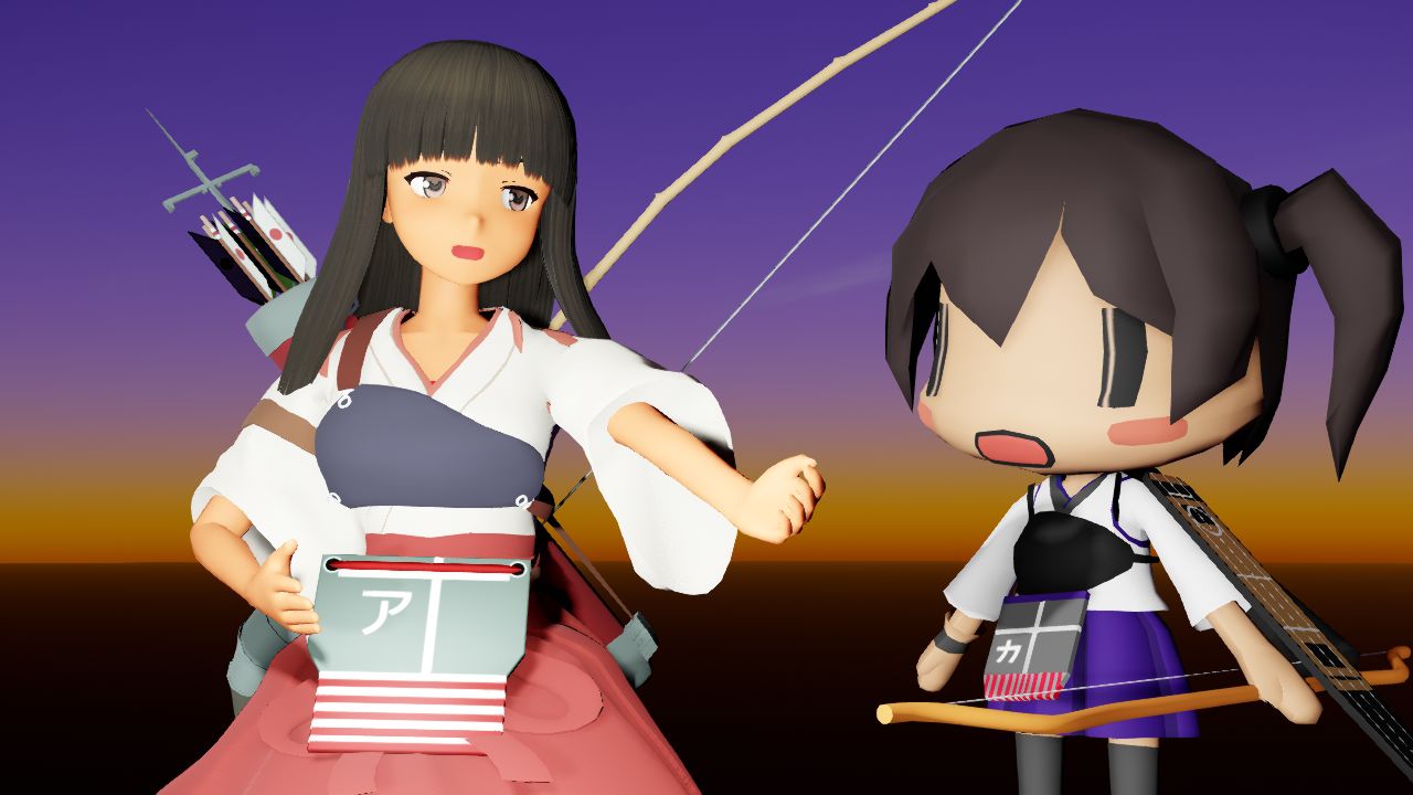 一航戦赤城加賀らの妖精がローソンコラボに登場 初雪も参戦しません ねこさんなのです