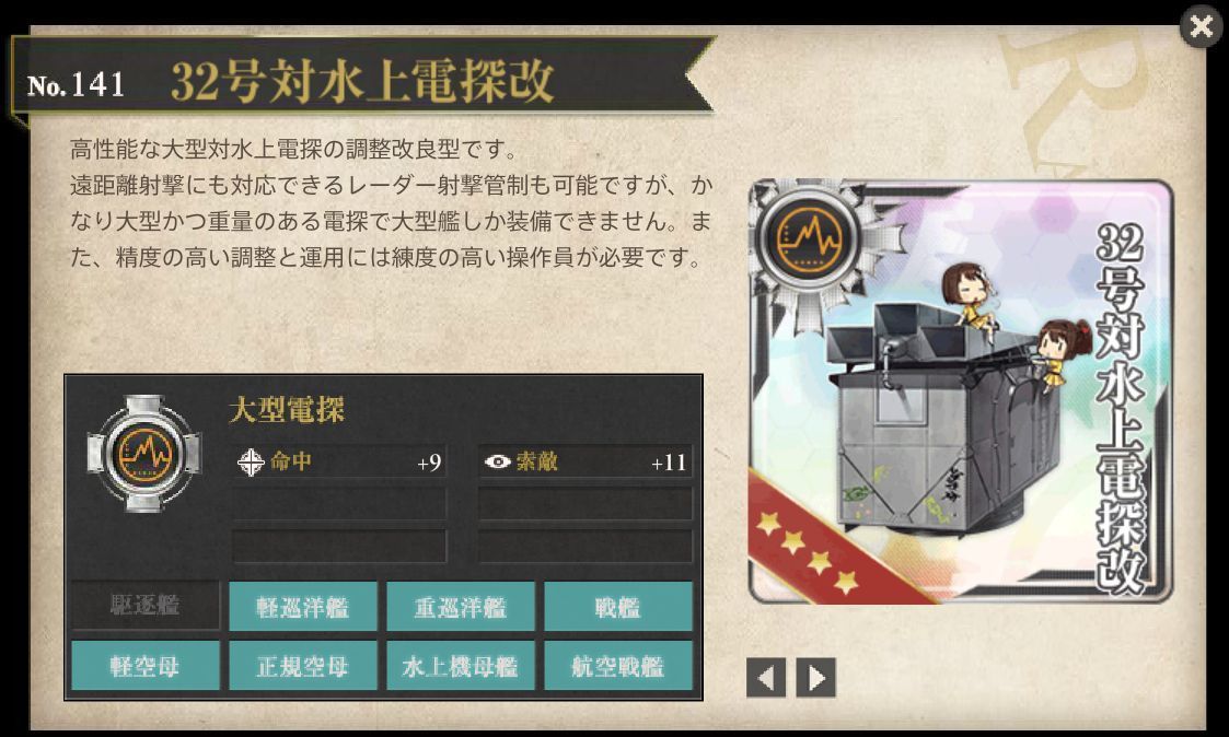 ５月作戦５００位アホ毛能代砲と伊勢日向妖精の３２号電探改なのです ねこさんなのです