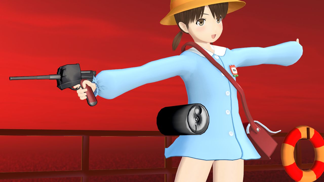 神風型駆逐艦春風 幼稚園児服の白雪 ねこさんなのです 神風型駆逐艦春風 幼稚園児服の白雪 ねこさんなのです