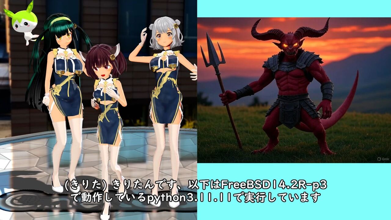 FreeBSD python でオイラー角とクオータニオンを変換する東北