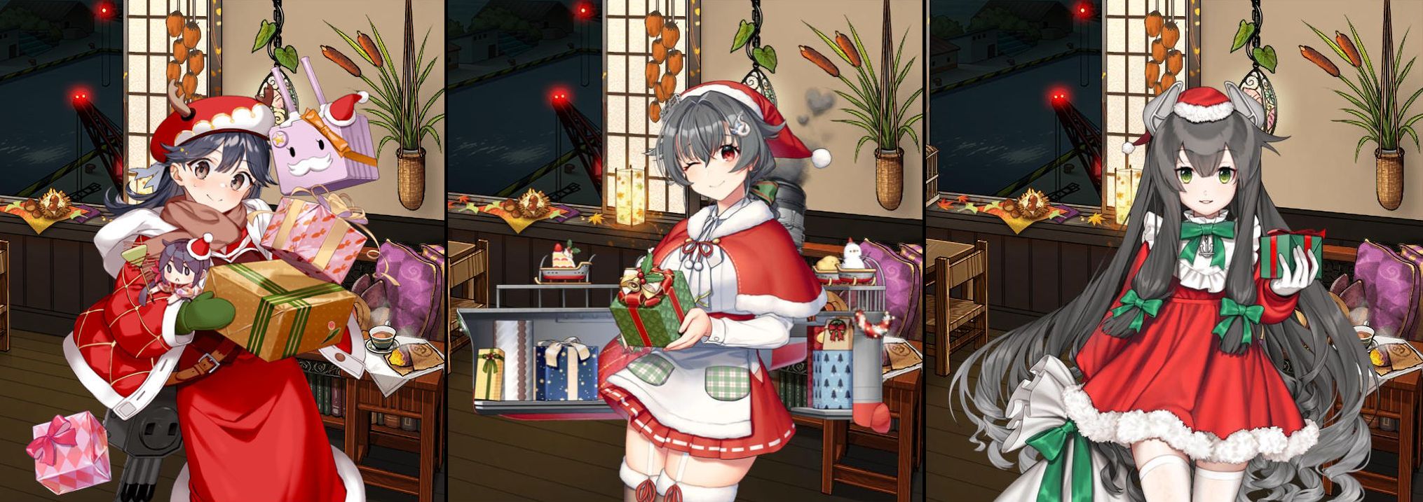 秋npc友軍第1陣が実装 英国艦隊や潜水xmas艦隊を確認する初雪 ねこさんなのです