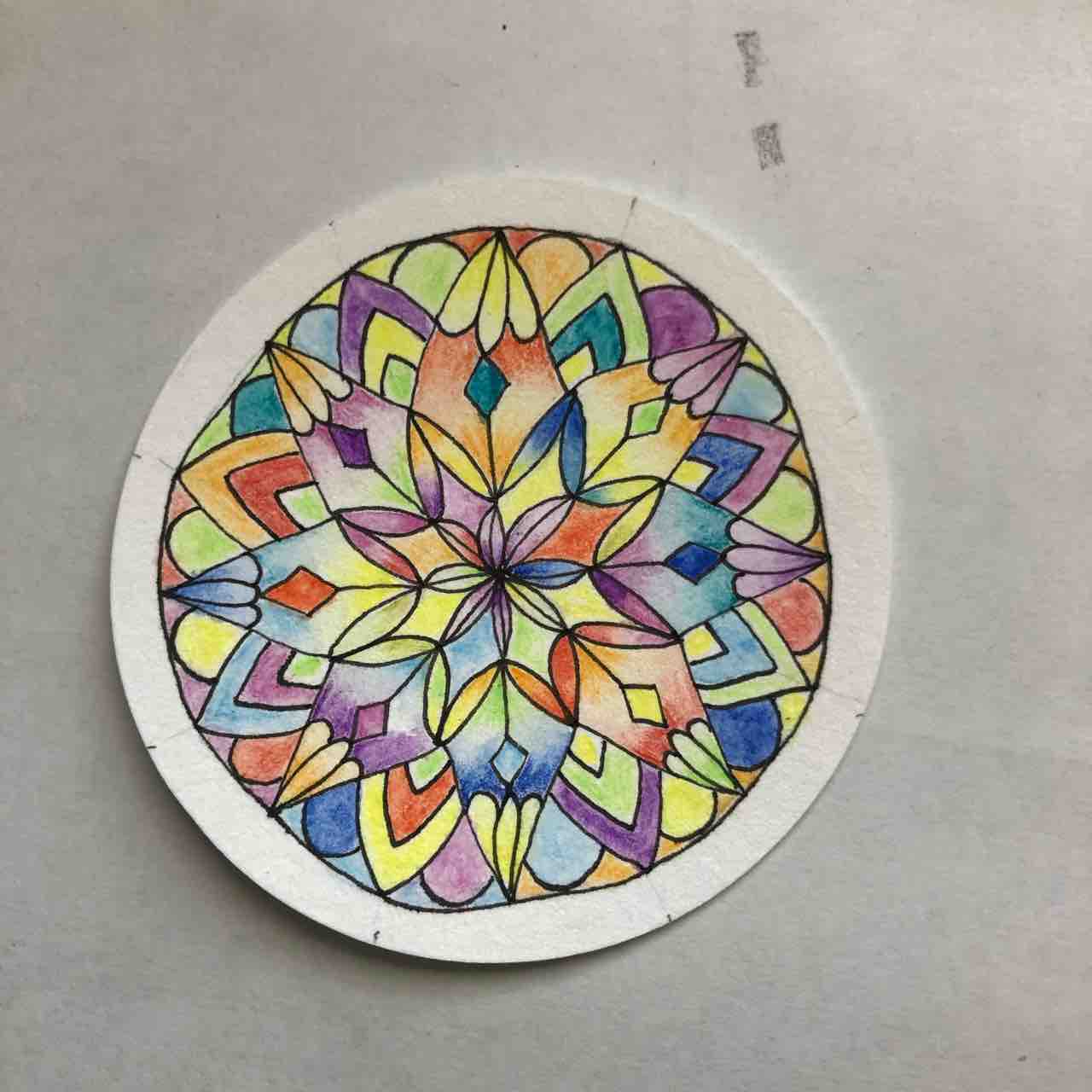 趣味 ステンドグラス風マンダラ もう1枚 続 ねこの呟き