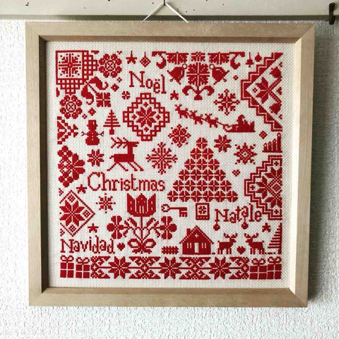 【匿名配送】激レア♡古書♡洋書♡ クリスマス刺繍♡クロスステッチ♡ 洋雑誌、洋書、輸入手芸のマガジンマート - SAMOUILOFF単品図案