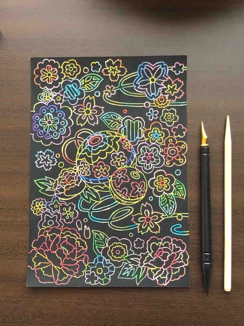 趣味 スクラッチアート その後ほか 続 ねこの呟き