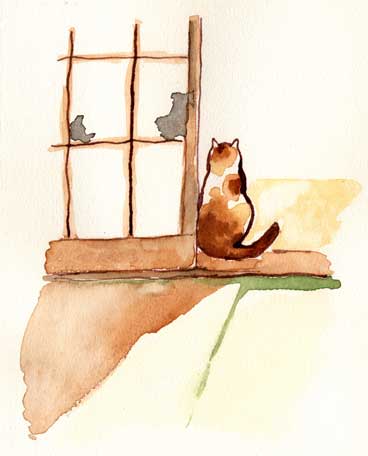 猫の絵 肖像を描く 猫の絵 肖像を描く