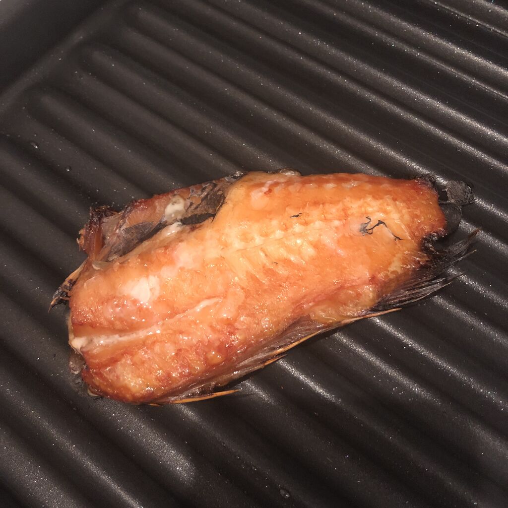 ラクッキングリル 冷凍干物 の焼き方 おっとり夫と気まぐれ妻のi Smart Life 一条工務店