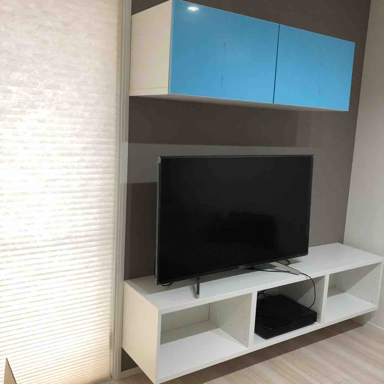 Ikea Besta テレビ台 5 5 完成 おっとり夫と気まぐれ妻のi Smart Life 一条工務店