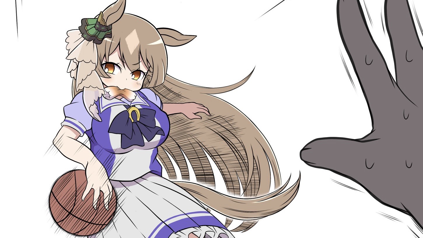 ウマ娘 ちくわを咥えて後ろ向きに走りながらドリブルするダイヤちゃん ウマツイちゃんねる