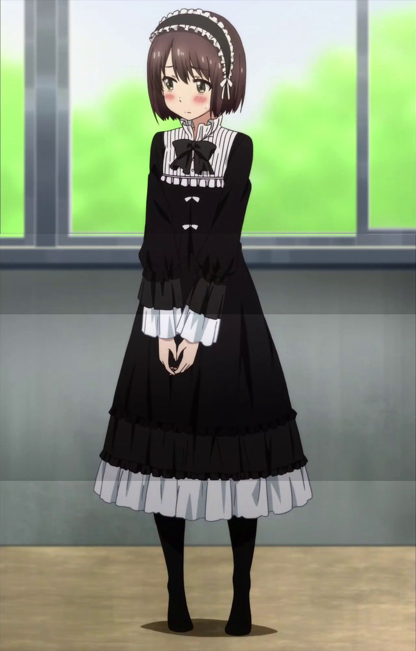 宇佐美ちゃんの破壊力を倍増させるゴスロリ服 アニメ実況しようぜ