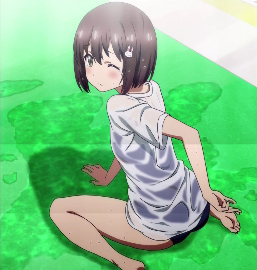 濡れたtシャツがエロいというかやっぱりかわいい この美のプール回 アニメ実況しようぜ
