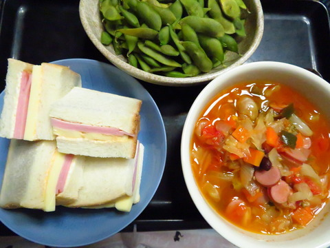 私の晩ご飯。