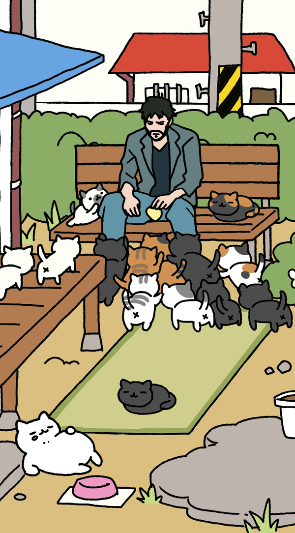 ねこあつめネタ画像 グッズ キアヌ リーブス イワゴー 岩合光昭 を設置した結果ｗｗｗｗｗｗｗ ねこあつめ攻略まとめ速報