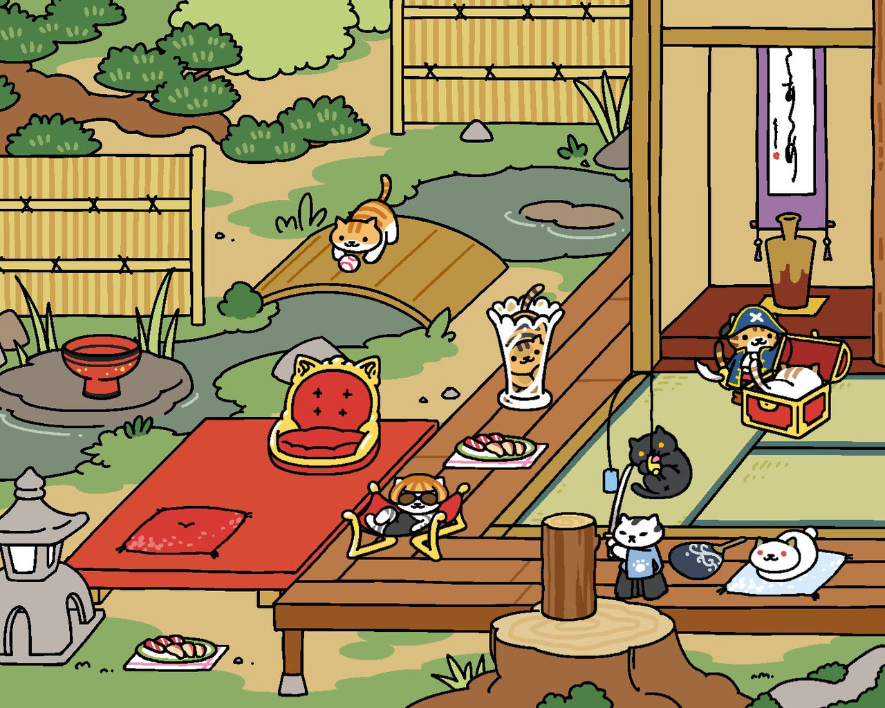 ねこあつめ ゆきねこさんがいる状態でみかづきさんの粉使ったけど 猫集めちゃった