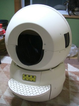 全自動猫トイレ完成