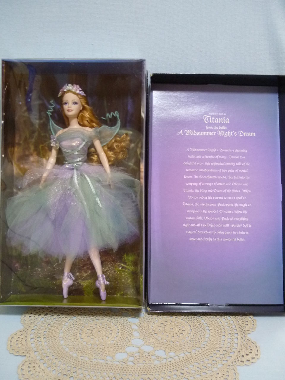 バービードール・アズ・タイタニア - バレエ 「真夏の夜の夢」より - 並行輸入品 未開封] タイタニア バレエ バービー 真夏の夜の夢 Barbie