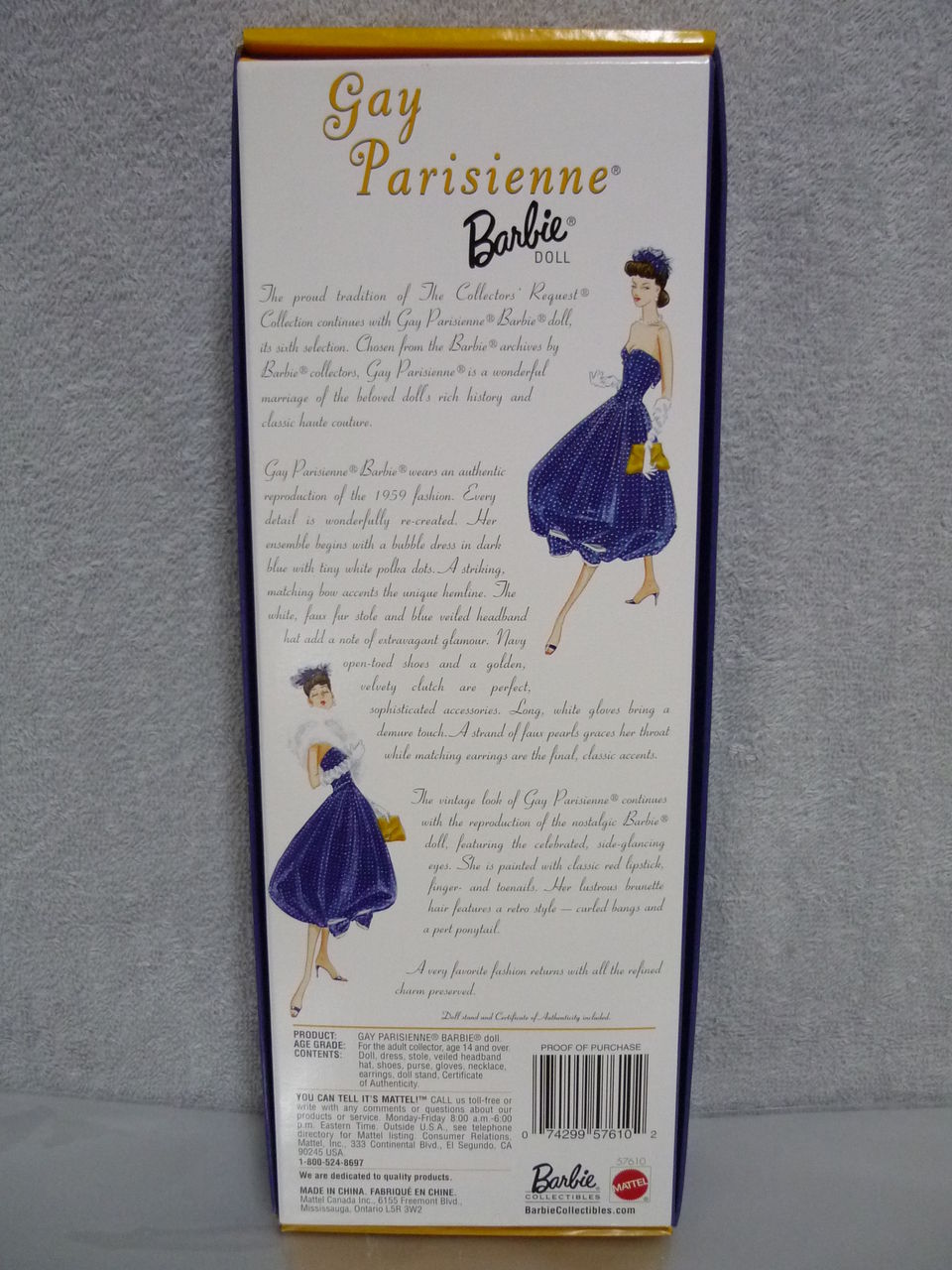 バービー復刻版 ゲイパリジェンヌ : バービー人形が好きでたまらん