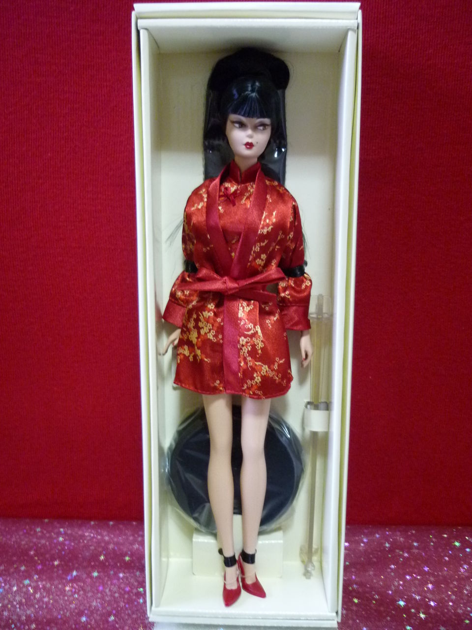 バービー Chinoiserie Red Moonファッションモデル バービー Chinoiserie Red Moonファッションモデル