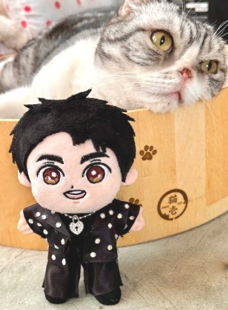 こひろみくん（郷ひろみさんのぬいぐるみ）の服作り⑦ : 猫だらけ