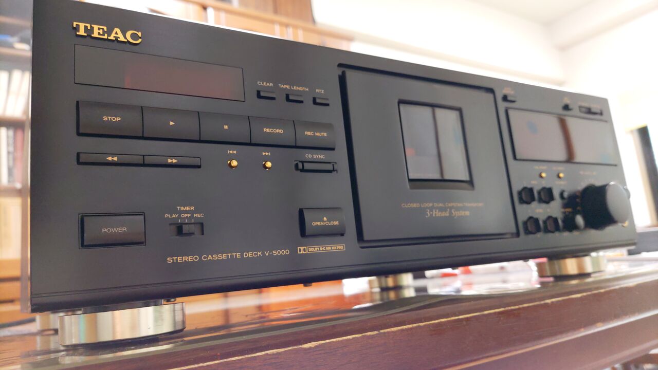 TEAC V-5000 カセットデッキ　ジャンク カセットデッキの修理 TEAC V-5000 戦慄のジャンク その4 : がらくた準備室